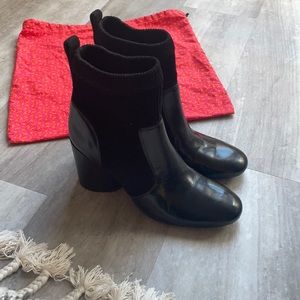Tory Burch Black Sock Booties